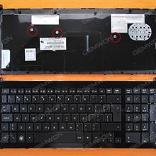 HP PROBOOK 4720S BLACK FRAME BLACK UI MP-09K16I0-4421 Laptop Keyboard (OEM-B)