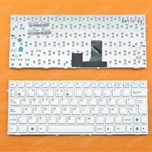 ASUS EPC 1005PEB WHITE FRAME WHITE SP V103662EK1 0KNA-1L2SP1 04GOA1L1KSP00-1 Laptop Keyboard (OEM-B)