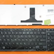 TOSHIBA Satellite A660 A665 GRAY FRAME GLOSSY(With cable folded) US MP-09N53US6698 PK130CX2B00 Laptop Keyboard (OEM-B)