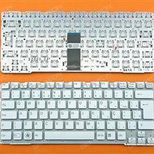 SONY SVE14A WHITE(Cyan side,For Backlit version,without FRAME,without foil) BR 9Z.N6BBF.D1B SDDBF 149010511BR Laptop Keyboard (OEM-B)
