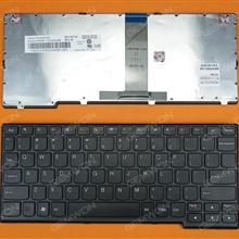 LENOVO IdeaPad S206 BLACK FRAME BLACK(Compatible with S110) US 25201636 MP-11G23US-686 Laptop Keyboard (OEM-B)
