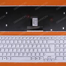 SONY VPC-EB WHITE FRAME WHITE UI 148793471 Laptop Keyboard (OEM-B)