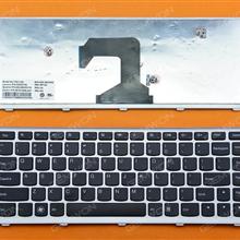LENOVO U410 SILVER FRAME BLACK US 9Z.N7GSQ.A01 BCASQ T3C1-US 25203729 AELZ8U00110 25203669 AELZ8V00010 V127920DS1 Laptop Keyboard (OEM-B)