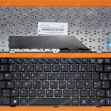 MSI Wind U135 U160 BLACK FRAME BLACK FR V103622AK1 Laptop Keyboard (OEM-B)