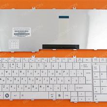 TOSHIBA Satellite C650 C660 L650 L670 L675 L675D WHITE RU N/A Laptop Keyboard (OEM-B)