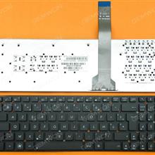 ASUS K55XI BLACK(without FRAME) FR 9J.N2J82.R0F UGR0F 0KB0-6121FR00 0KN0-M21FR13 AEKJBF00010 Laptop Keyboard (OEM-B)
