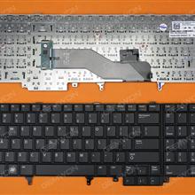 DELL Latitude E6520 BLACK(WithOut Point stick) US PK130LH1C00  NSK-DWAUC Laptop Keyboard (OEM-B)