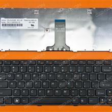 LENOVO Z380 Z480 Z485 G480 G485 BLACK FRAME BLACK US B63SC 9Z.N5TSC.301 L2G8-US 25202118 PK130N13A00 Laptop Keyboard (OEM-B)