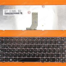 LENOVO Z370 Z470 PINK FRAME BLACK TR 25-011975 AEKL6A00110 V-116920FK1-TR Laptop Keyboard (OEM-B)