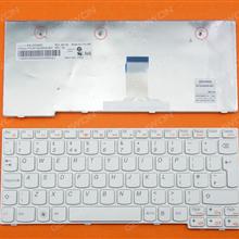 LENOVO S10-3 WHITE FRAME WHITE UK MP-09J66GB-6861 Laptop Keyboard (OEM-B)
