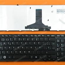 TOSHIBA Satellite A660 A665 BLACK FRAME GLOSSY(With cable folded ) SP 9Z.N4YGC.10S PK130CXC19 Laptop Keyboard (OEM-B)