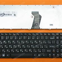 LENOVO Ideapad Z560 Z560A Z565A G570 BLACK FRAME BLACK RU 25-012436 V117020CS1 25-010793 Laptop Keyboard (OEM-B)