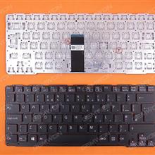 SONY SVE14A BLACK(Red side,For Backlit version,without FRAME,without foil For Win8) UK 149113011GB  9Z.N6BBF.Q0U Laptop Keyboard (OEM-B)