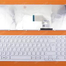 SONY SVE17 WHITE FRAME WHITE(For Win8) FR V133830BK3 Laptop Keyboard (OEM-B)