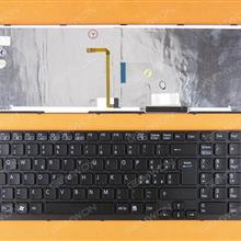 SONY SVE17 BLACK FRAME BLACK (Backlit) IT N/A Laptop Keyboard (OEM-B)