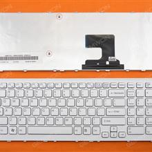SONY VPC-EJ Series WHITE FRAME WHITE US AEHK2U00020 148972311 V116646H Laptop Keyboard (OEM-B)