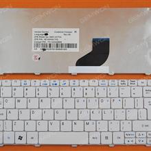 ACER Aspire ONE D260/GATEWAY LT21 WHITE (Reprint,Big Enter) US N/A Laptop Keyboard (Reprint)