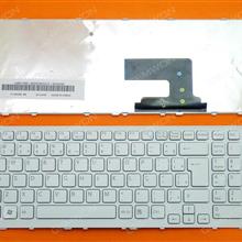 SONY VPC-EE Series WHITE FRAME WHITE BR AENE7600010 148915591 Laptop Keyboard (OEM-B)