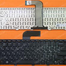 DELL Vostro 3550/XPS L502/New Inspiron 14R/Inspiron N4110 M4110 N4050 M4040 N5050 M5050 M5040 N5040 N411Z BLACK FRAME BLACK RU DX0SW 9Z.N5XSW.00R MP-10K63SU-920 Laptop Keyboard (OEM-B)
