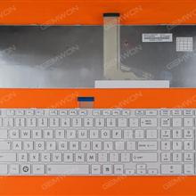 TOSHIBA L850 WHITE FRAME WHITE US 9Z.N7USV.101 TV1SV 6037B0070002 Laptop Keyboard (OEM-A)