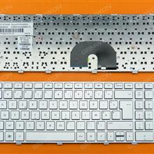 HP DV6-6000 SILVER FRAME SILVER FR V122630BK1 90.4RH07.U0F 665938-051 Laptop Keyboard (OEM-B)