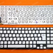 SONY VPC-SE SILVER(For Backlit version) IT 9Z.N6CBF.30E SE3BF 148986761 Laptop Keyboard (OEM-B)