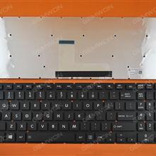 TOSHIBA  L50-B S50-B L50D-B L50T-B L50DT-B L55(D)-B S55-B S55T-B S55D-B BLACK (Without FRAME, Win8) US N/A Laptop Keyboard (OEM-B)