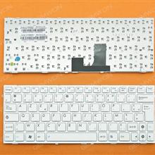 ASUS EPC 1005PEB WHITE FRAME WHITE FR V103662EK1 0KNA-1L2FR01 04GOA1L1KFR00-1 Laptop Keyboard (OEM-B)