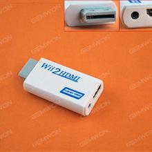 Wii To HDMI 720P/1080P Upscaling Converter Adapter with 3.5mm Audio Output,white Audio & Video Converter N/A