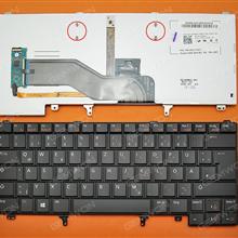DELL Latitude E6420 E5420 E6220 E6320 E6430 BLACK (Without Point stick,Backlit,Win8 ) GR NSK-DVABV 07N3Y5 Laptop Keyboard (OEM-B)