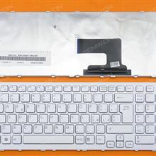 SONY VPC-EH WHITE FRAME WHITE IT AEHK1I00020 148971441 Laptop Keyboard (OEM-B)