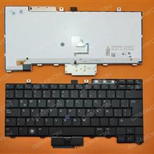 DELL Latitude E6400 E6410 E6500 E6510,Precision M2400 M4400 M4500 BLACK(Backlit,With Point stick ) LA V082025BK1  PK130AF3B21 Laptop Keyboard (OEM-B)