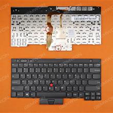 ThinkPad T430 T530 X230 BLACK (With 4 Screws For Win8) US P/N:04X1315 MODEL:CS1284 ID NO:37B0B4 Laptop Keyboard (OEM-B)