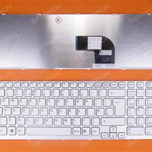 SONY SVE17 WHITE FRAME WHITE UK N/A Laptop Keyboard (OEM-B)