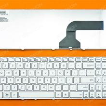 ASUS G73 WHITE FRAME WHITE US UG201 9J.N2J82.201 04GNV35US01-3 0KN0-E05US03 Laptop Keyboard (OEM-B)