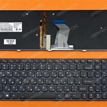 LENOVO Y580 BLACK FRAME BLACK(Backlit,For Win8 OS) RU B55BC 9Z.N5SBC.50R T4B8-RU 25207343 PK130N02C05 Laptop Keyboard (OEM-B)