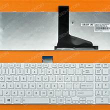 TOSHIBA L850 WHITE FRAME WHITE(For Win8 OS) US 0KN0-ZW3US23 TVBSU 9Z.N7USU.B01 Laptop Keyboard (OEM-A)