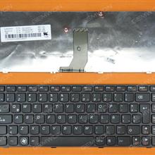 LENOVO Z370 Z470 PURPLE FRAME BLACK LA N/A Laptop Keyboard (OEM-B)