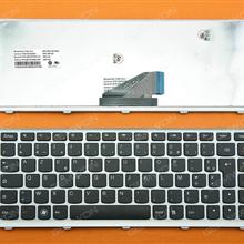 LENOVO U310 SILVER FRAME BLACK FR 9Z.N7GSQ.D0F BCDSQ T3D1-FRE Laptop Keyboard (OEM-B)