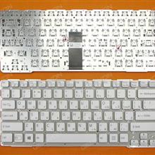SONY SVE14A WHITE(Cyan side,For Backlit version,without FRAME,without foil,For Win8) RU 149115111RU 9Z.N6BB.F0R Laptop Keyboard (OEM-B)