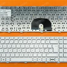 HP DV6-6000 SILVER FRAME SILVER PO V122630BK1 90.4RH07.U06 665938-131 Laptop Keyboard (OEM-B)
