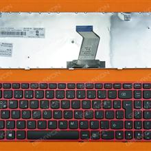 LENOVO Ideapad Z580 V580 G580 RED FRAME BLACK(For Win8) TR 25208058 MP-10A36TQ-686GW Laptop Keyboard (OEM-B)