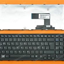 SONY VPC-EL BLACK FRAME BLACK GR 9Z.N5CSW.A0G SBASW 148968811 V116630A 90.4MQ07 Laptop Keyboard (OEM-B)