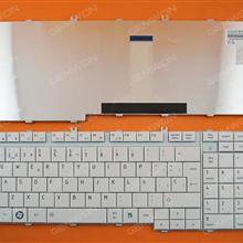 TOSHIBA Satellite A500 F501 P505 WHITE SP PK130741B19  MP-08H76E066981 Laptop Keyboard (OEM-B)