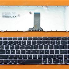 LENOVO Z370 Z470 PINK FRAME BLACK US 25-011851 AEKL6U00210 9Z.N5TSQ.K01 B6KSQ Laptop Keyboard (OEM-B)