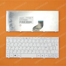 ACER ONE 532H 521 D255 /GATEWAY LT21 WHITE FR MP-09H26F0-6982 PK130AE1A13 Laptop Keyboard (OEM-B)