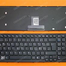 SONY VPC-EB BLACK FRAME BLACK GR 148793021 V111678A DE Laptop Keyboard (OEM-B)