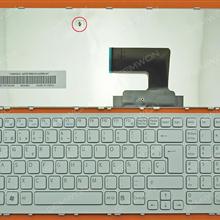 SONY VPC-EE Series WHITE FRAME WHITE SP NSK-SB1SQ 0S 9Z.N5CSQ.10S AENE7P00110 148933241 Laptop Keyboard (OEM-B)