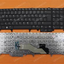 DELL Latitude E6520 BLACK(Without Point stick) UI N/A Laptop Keyboard (OEM-B)