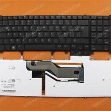 DELL Latitude E6520 BLACK(With Point stick,Backlit) LA N/A Laptop Keyboard (OEM-B)